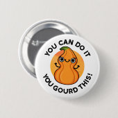 この野菜パンを食べてもよ前向きい 缶バッジ (正面&裏面)