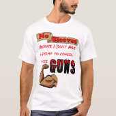 この銃は隠せない Tシャツ (正面)
