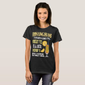 この長い島アイスティーはアルコールCocを飲む Tシャツ (正面フル)