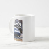 この陶器のマグカップは大きくて素敵です コーヒーマグカップ (正面左)