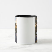 この陶器のマグカップは大きくて素敵です マグカップ (中央)