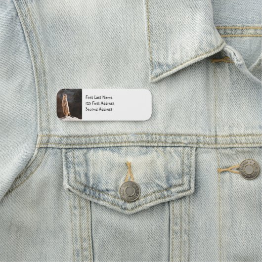 この雌猫の野生動物の自然をカスタマイズする 名札 (インサイチュ)