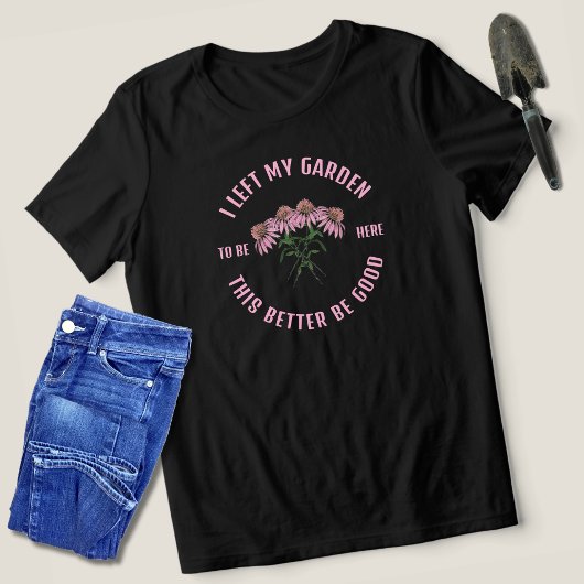 この離れ庭庭師の為に庭をおもしろい作る トライブレンドＴシャツ