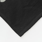 この離れ鹿の狩りFに対して私の木はおもしろい立つ フリースブランケット (角)