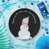 この雪だるまに勝る者は無い ペーパープレート (パーティー)