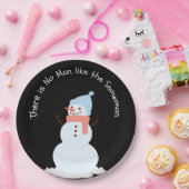 この雪だるまに勝る者は無い ペーパープレート (パーティー)