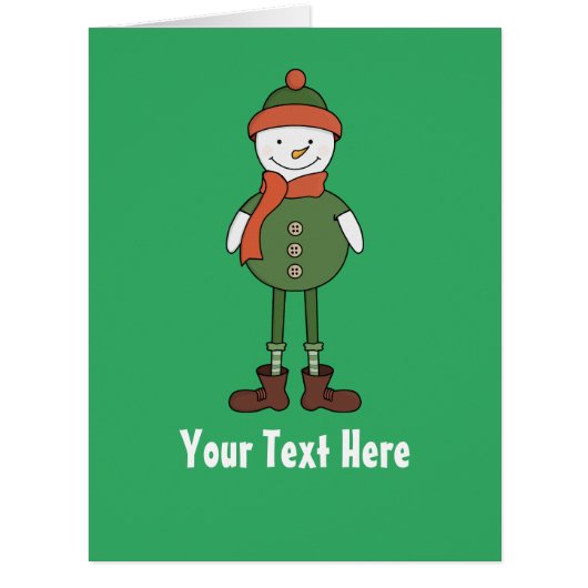 この雪だるまを個人用に設定カッコいいする (正面)