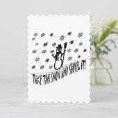 この雪を持ってシャベルそれをフラットカード シーズンカード (スタンド正面)