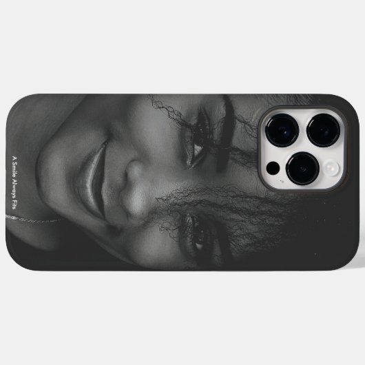 この電話ケースでスマイルパーソナライズされたをキャプチャ Case-Mate iPhoneケース (裏面 (横))