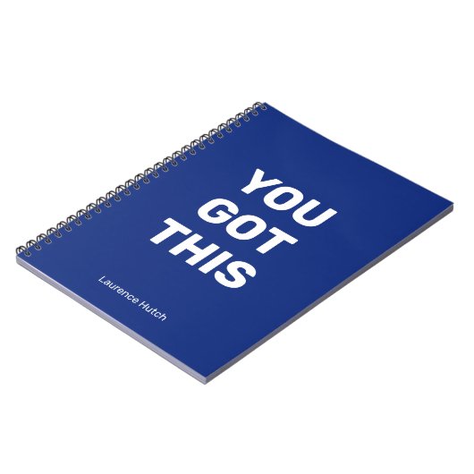 この青得色ミニマル主義者 |お名前 ノートブック (左側)