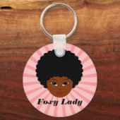 この青白いヴィクセンは君には女が多すぎる キーホルダー (正面)