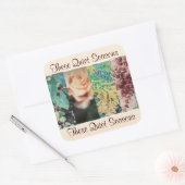 この静かな季節の四季 スクエアシール (封筒)