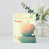 この静かな季節、カボチャ10月 ポストカード (スタンド正面)