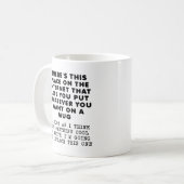 この面白いマグカップを置き換えて コーヒーマグカップ (正面左)