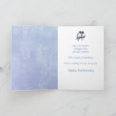 この面白い記念日ラブバードをカスタマイズしよう ユーモア カード (内部)