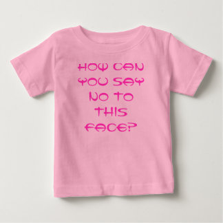 この顔にノーと言うのか？ ベビーTシャツ