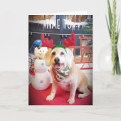 この食べクリスマスは飲みメリー物で「なりたい」 シーズンカード (正面)