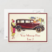 この騒々しい20台の車をカスタマイズはがき ポストカード (正面/裏面)