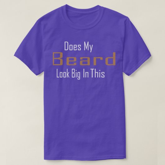 この髭が大きく見えるおもしろいか? Tシャツ (デザイン正面)