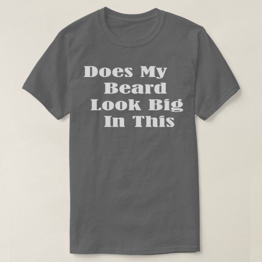 この髭が大きく見えるおもしろいか? Tシャツ (デザイン正面)