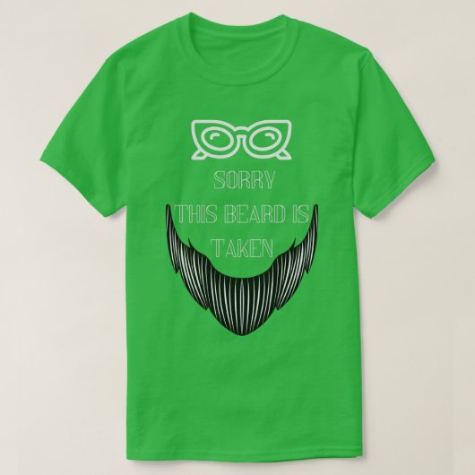 この髭が引用文してごめんなさい Tシャツ (デザイン正面)