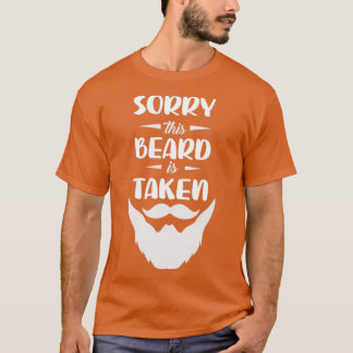 この髭が髭の男と化して申し訳ない Tシャツ