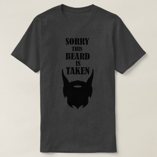 この髭が50本も残ってごめんなさい Tシャツ (デザイン正面)