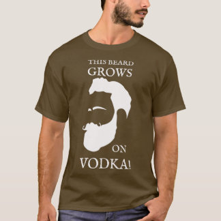 この髭はウォッカに生える Tシャツ