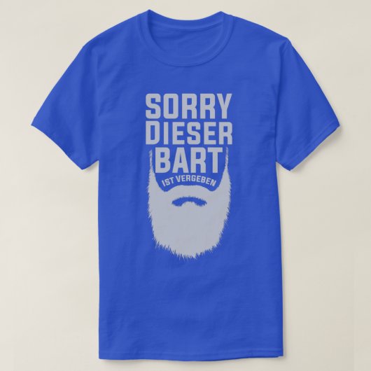 この髭はヒップスターおもしろいの髭 Tシャツ (デザイン正面)