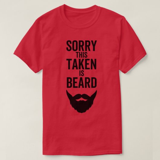この髭を取ってごめんなさい1 Tシャツ (デザイン正面)