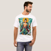 この魅力的な作品は、時間の旅行を描く Tシャツ (正面フル)