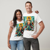 この魅力的な作品は、時間の旅行を描く Tシャツ (ユニセックス)