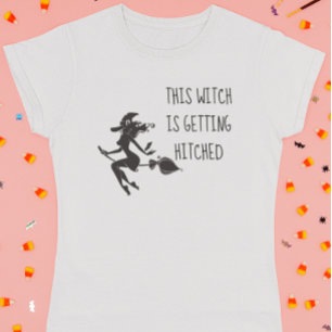 この魔女がハロウィンのヒッチングバチェロレッテ Tシャツ