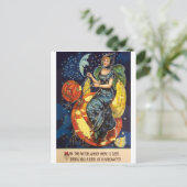 この魔女がハロウィーンの鳥を持ってきてくれないか ポストカード (スタンド正面)