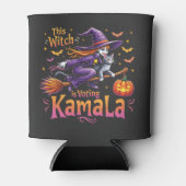 この魔女はカマラキャットレディーハリスに投票している 缶クーラー (正面)