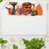 この魔女はコショウの前にコーヒーが必要だ キッチンタオル (折り畳み)