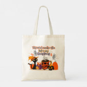 この魔女はコショウの前にコーヒーが必要だ トートバッグ (裏面)