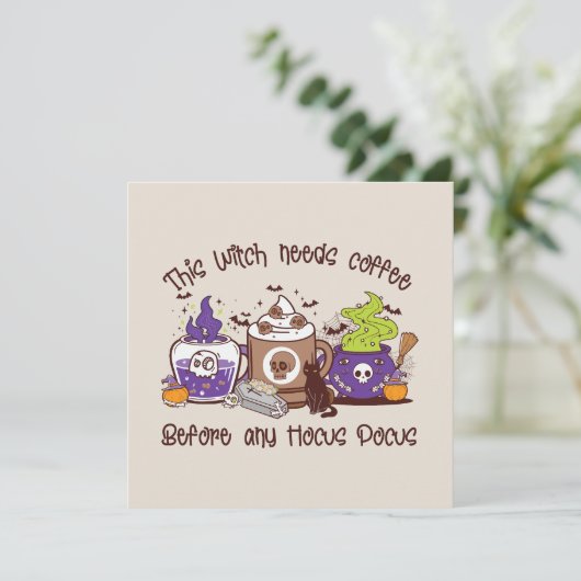 この魔女はコーヒーが必要だ (スタンド正面)