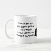 この魔女はコーヒーが必要だ!コーヒー中毒カップ/マグカップ コーヒーマグカップ (左)