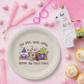 この魔女はコーヒーが必要だ ペーパープレート (パーティー)