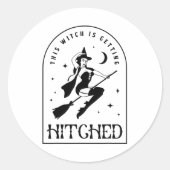 この魔女はゴシック様式の花嫁バチェロを履いている ラウンドシール (正面)