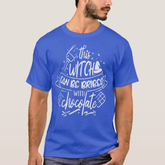 この魔女はチョコレートで満たすことができる Tシャツ
