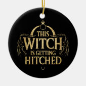 この魔女はハロの嫁を結婚もらう セラミックオーナメント (正面)