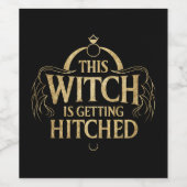 この魔女はハロの嫁を結婚もらう ワインラベル (シングルラベル)