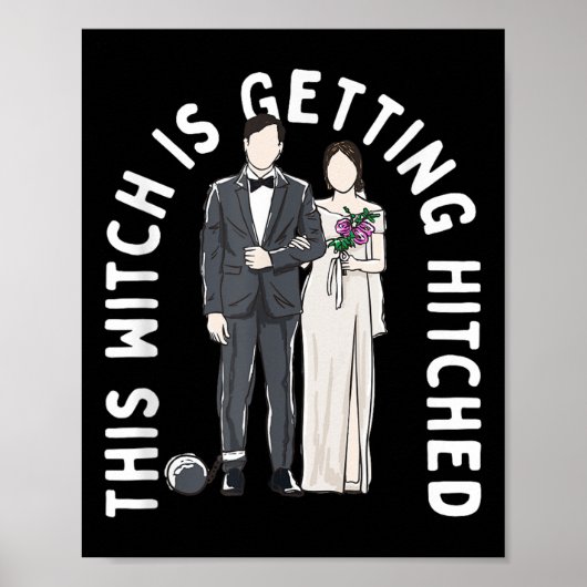 この魔女はヒタおもしろいイ結婚ンだ ポスター (正面)