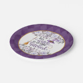 この魔女はヒッチング紙プレートを取得している – フローラ ペーパープレート (アングル)