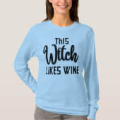 この魔女はワインが好き Tシャツ (正面)
