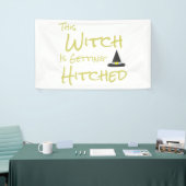 この魔女は引っ掛かっている 横断幕 (トレードショー)