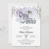 この魔女は引っ掛かるブライダルシャワー 招待状 (正面)