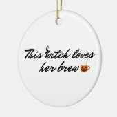 この魔女は彼女の醸造季節限定オーナメントが大好き セラミックオーナメント (左)
